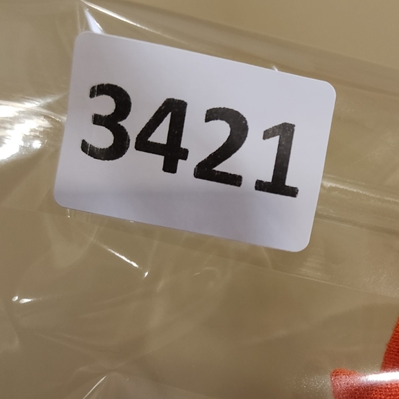 JONES NEW YORK Orange Light Weight Acrylic Scarf 22" x 72" - Picture 9 of 9